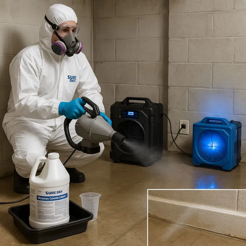 Sanitization and Odor Removal process in Romeo, MI