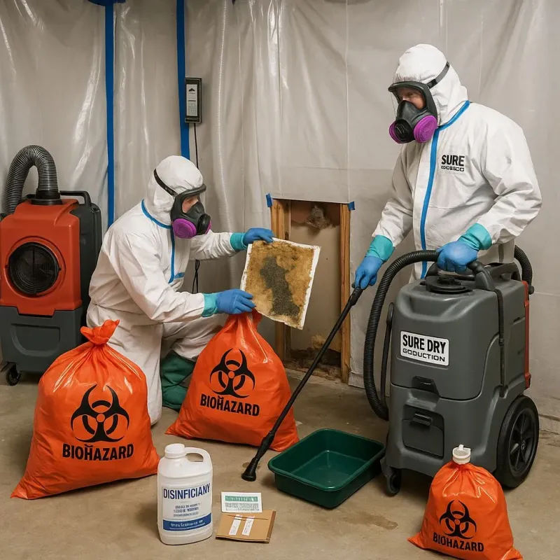 Contaminated Water Handling Protocols process in Romeo, MI