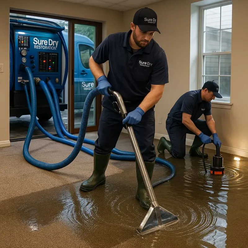 Water Extraction and Removal process in Romeo, MI